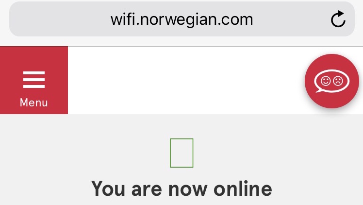 Wi-fi internet Norwegian Argentina