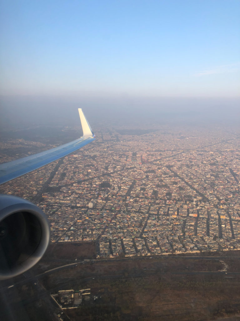 vista desde un avión